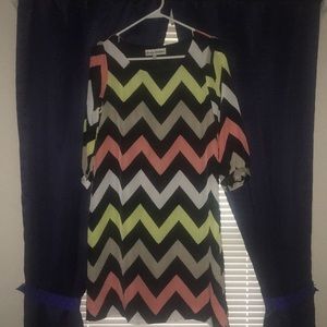 WOMENS CHEVRON DRESS
